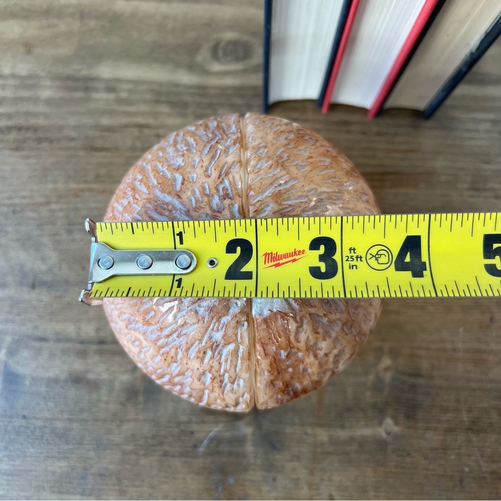 Vintage Mid Century Modern Marble Mushroom Bookends Textured Top MCM 60s/70s - Picture 11 of 11